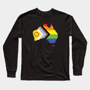 Australian LGBTIQA Pride Long Sleeve T-Shirt